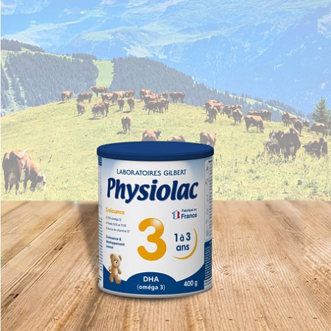 Sữa Physiolac số 3 lon 400g cho trẻ 1-3 tuổi
